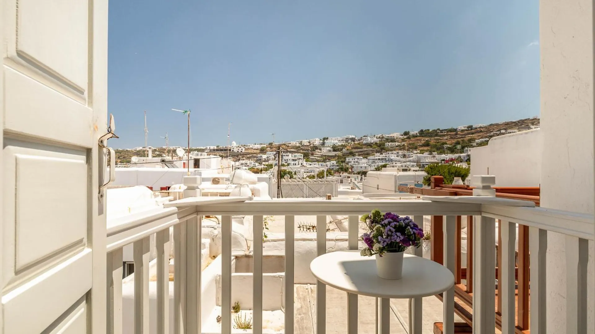 アパート Mykonos TownElenitas Flat Next To The Windmillsアパートメント